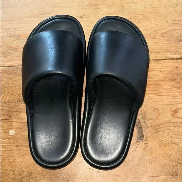 Balenciaga Rise Black Platform Slide Slides Size 40 (10) - Picture 6 of 12